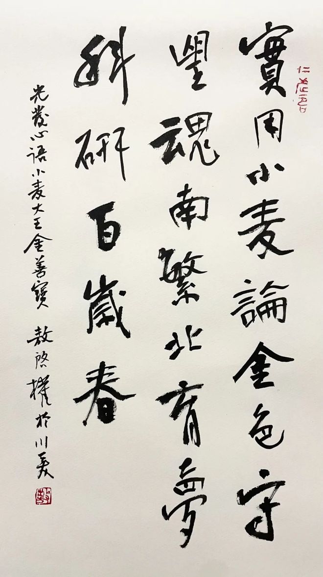 当代书法篆刻艺术家敖启权光发心语科学推动系列作品（2025年